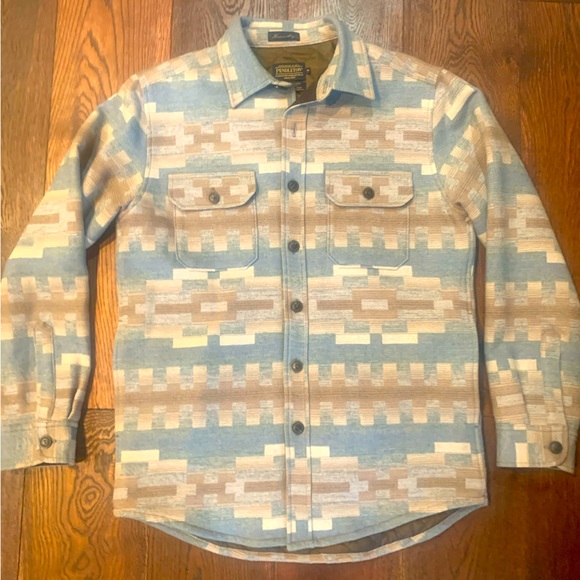 Pendleton- Quilted Wool Shirt Jacket-NWOT